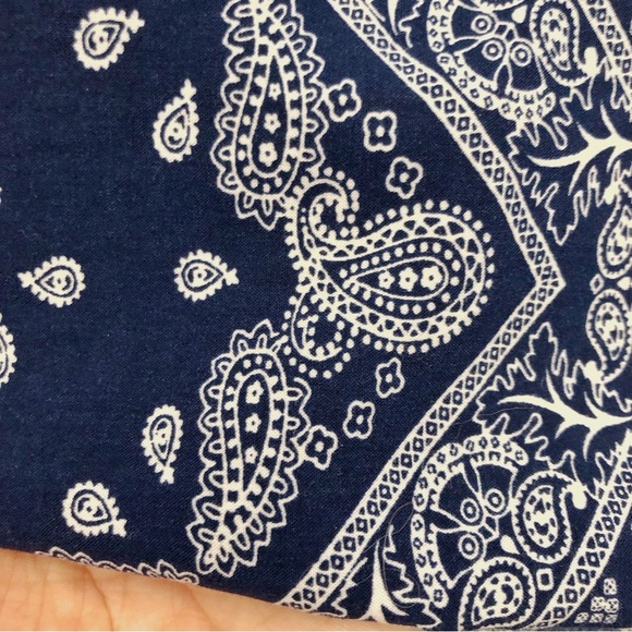 Vintage Halter Sexy Blue Floral Pattern Artsy High Low Mini Dress. Small-Medium - Picture 4 of 11